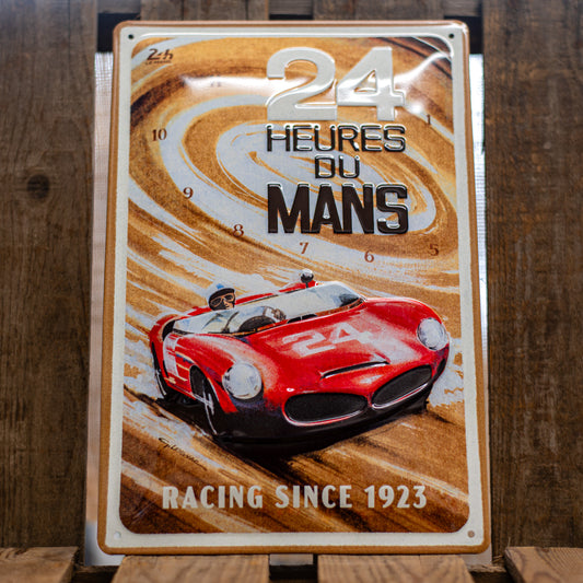 Le Mans Metal Sign