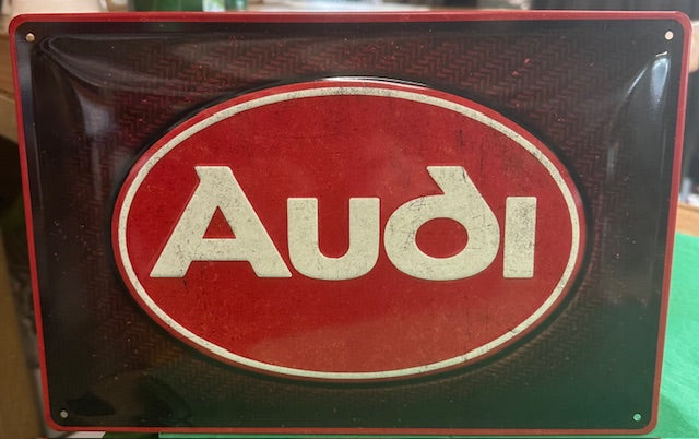 Audi Metal Sign