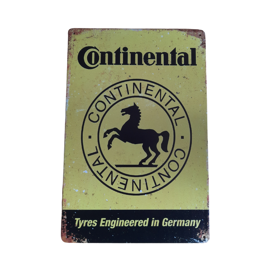Continental Metal Sign