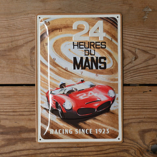 24 Hour at Le Mans Metal Sign