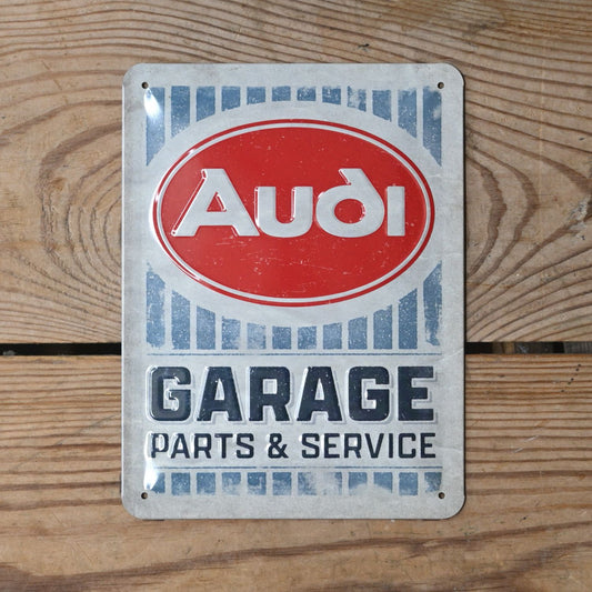 Audi Garage Metal Sign