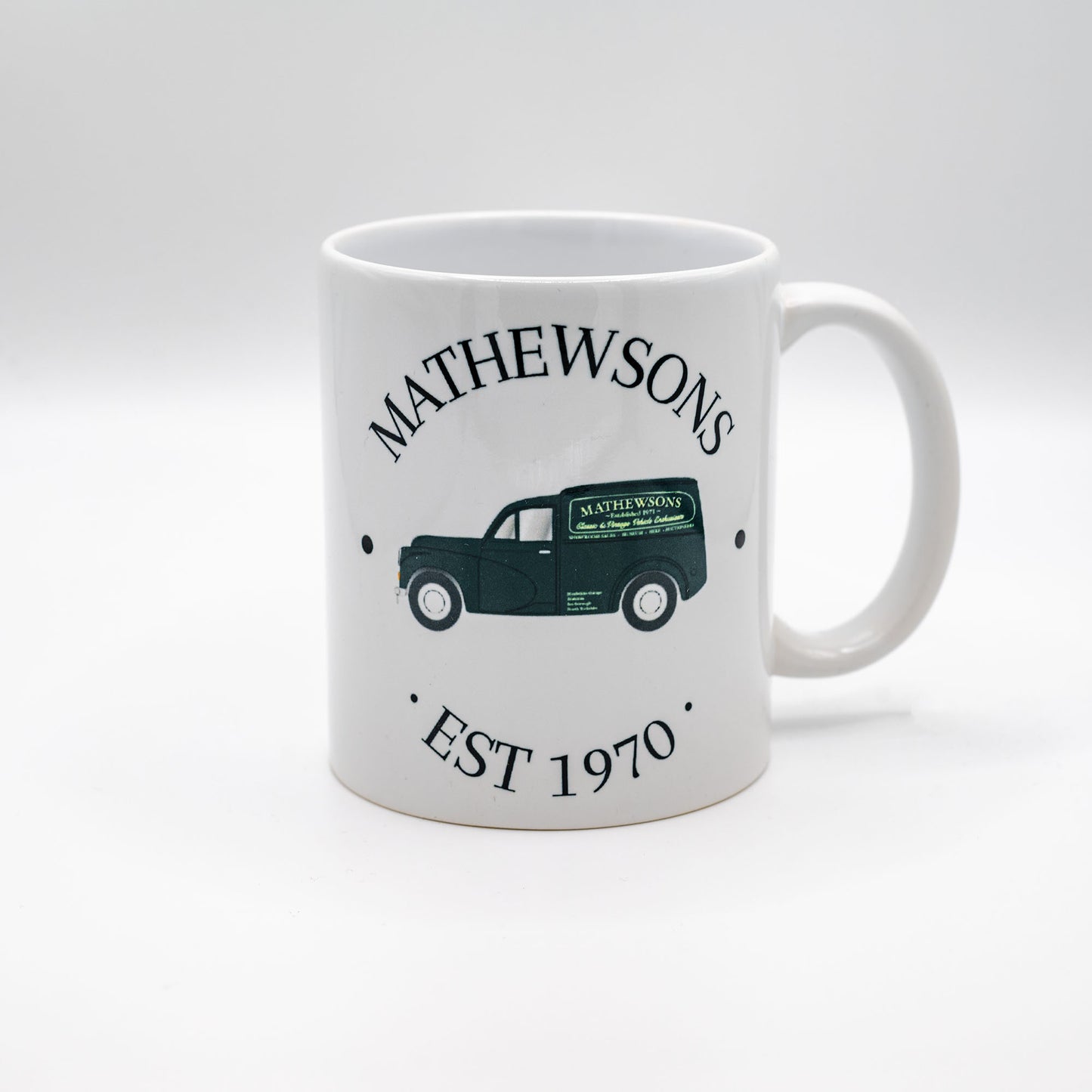 Derek's Moggy Van Mug