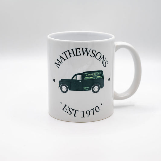 Derek's Moggy Van Mug
