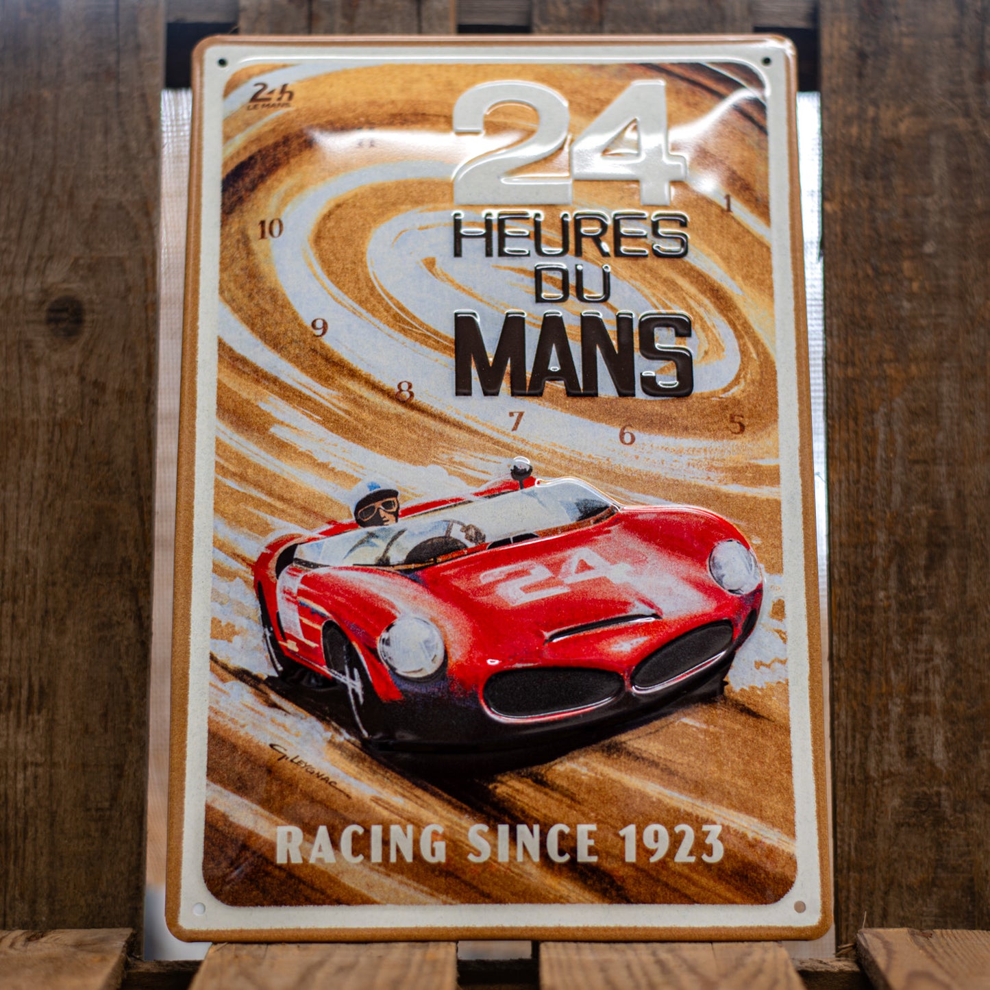 Le Mans Metal Sign