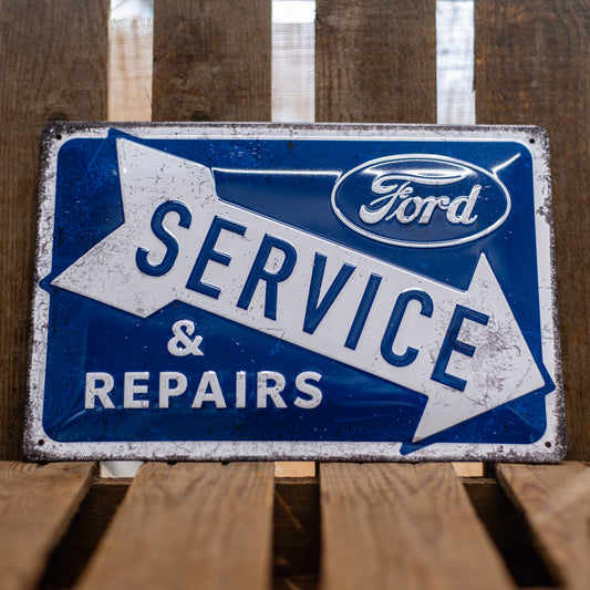 Ford Service Metal Sign