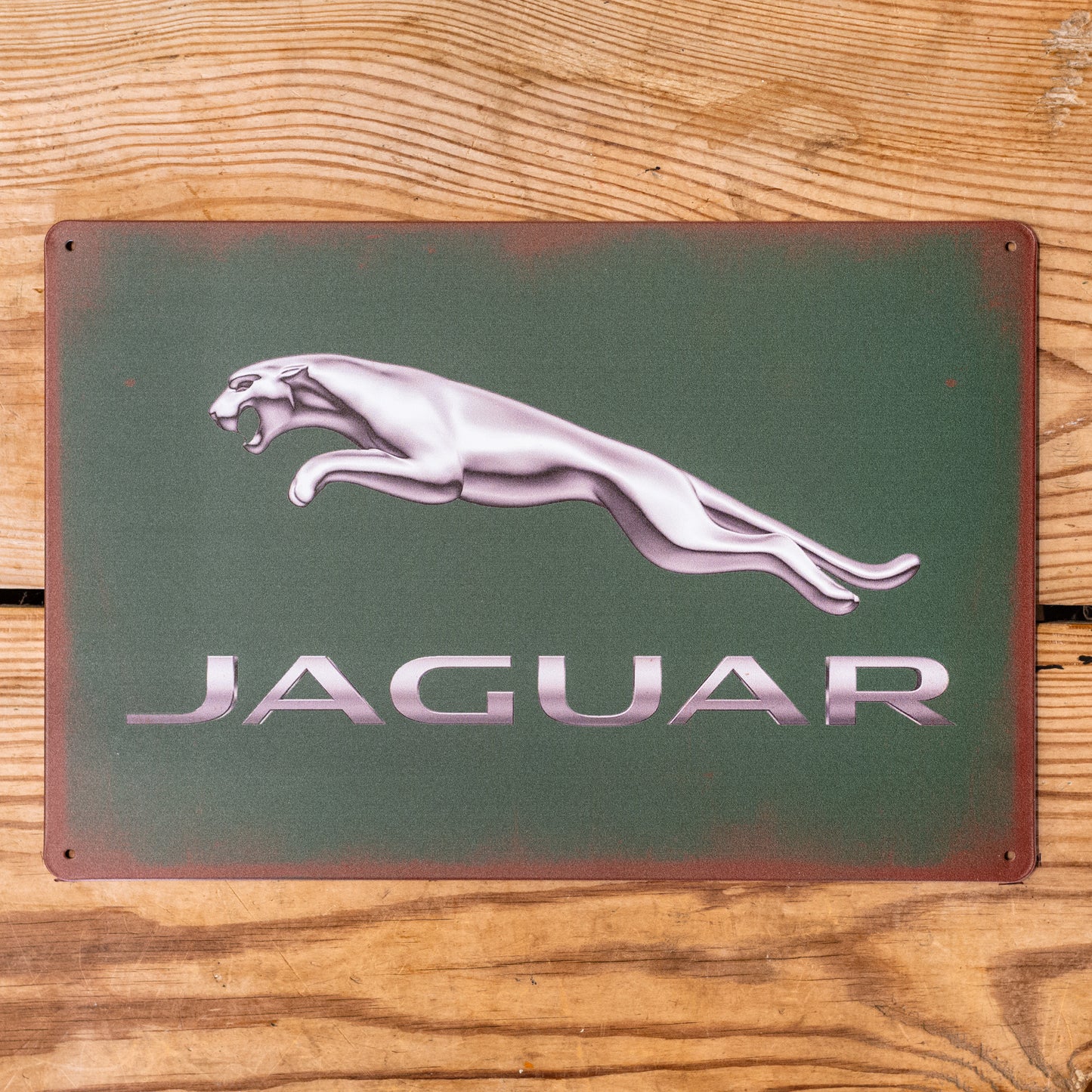 Jaguar Metal Sign