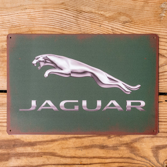 Jaguar Metal Sign