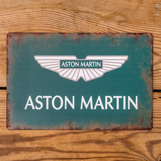 Aston Martin Metal Sign