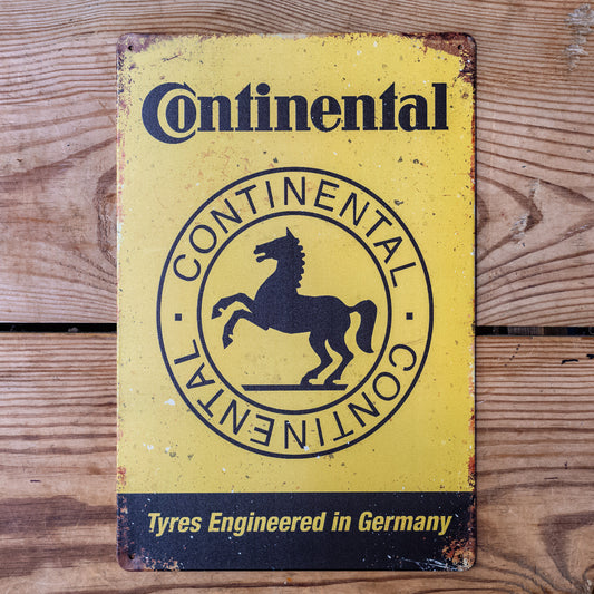 Continental Metal Sign
