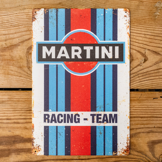 Martini Racing Team Metal Sign