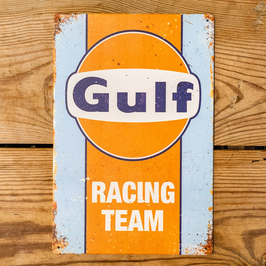 Gulf Racing Team Sign