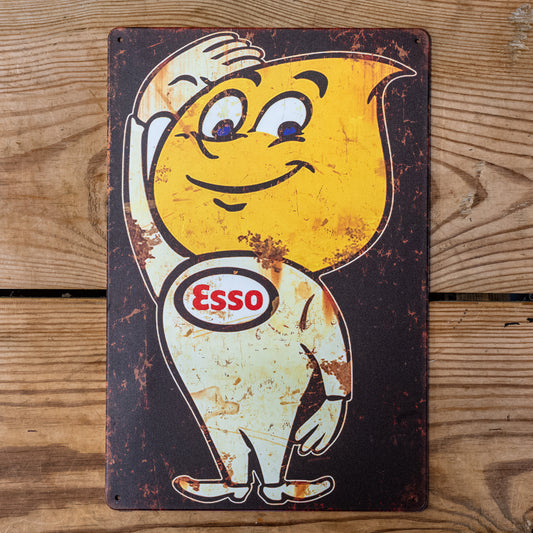 Esso Mascot Metal Signs