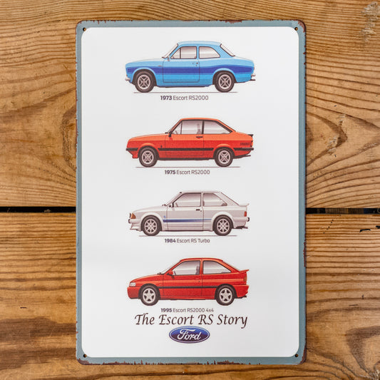 Escort Story Metal Sign