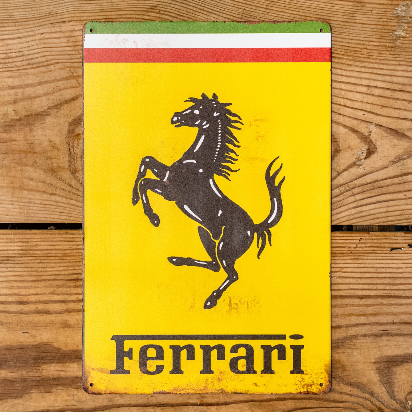 Ferrari Metal Sign