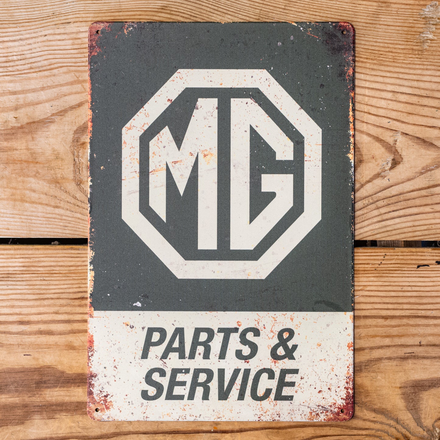 MG Parts Metal Sign