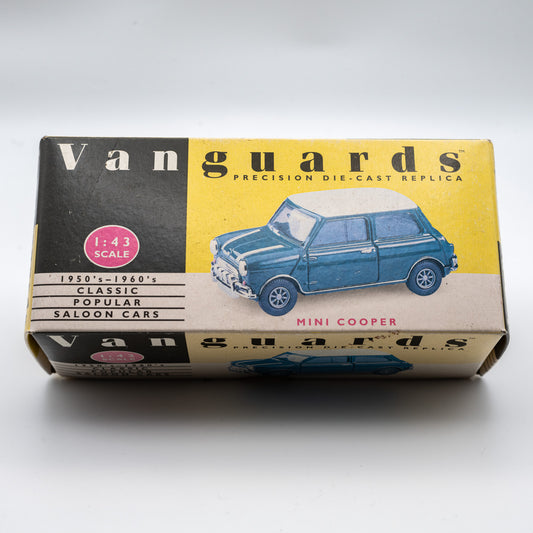Vanguards 1:43 Mini Cooper 'Green/White'