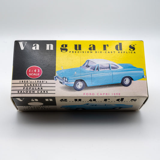 Vanguards 1:43 Ford Capri 109E 'Turquoise/White'