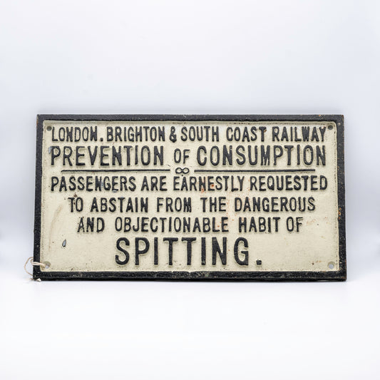 Reproduction Cast Iron Railway Sign