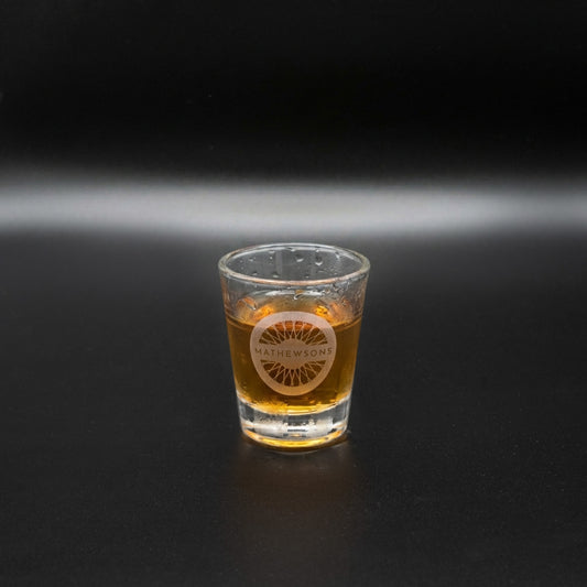 Mathewsons Shot Glass