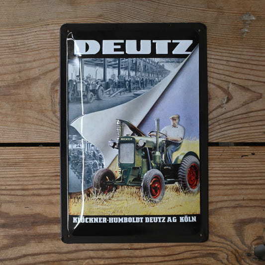 Deutz Metal Sign