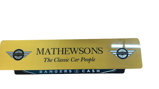 Mathewsons Lipped Show Plate