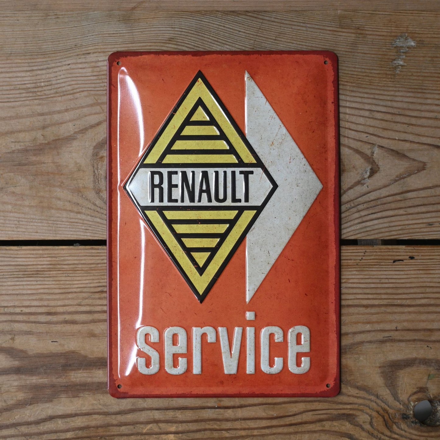 Renault Service Metal Sign