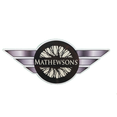 Mathewsons Window Sticker