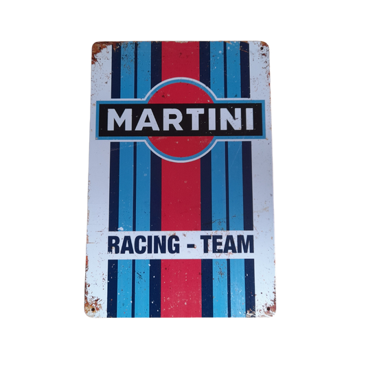 Martini Racing Team Metal Sign