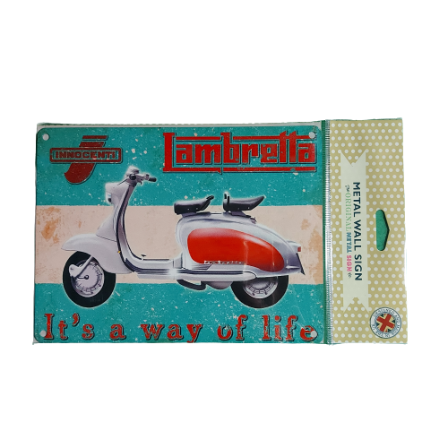 Lambretta Tin Sign