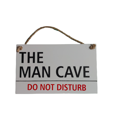 The Man Cave - Do Not Disturb Sign