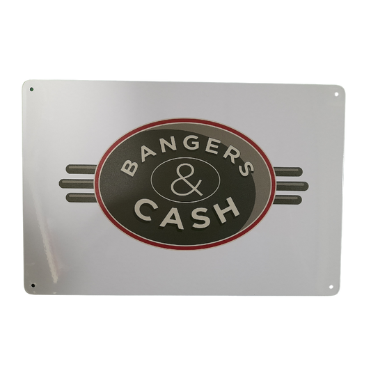 Bangers & Cash Logo Sign