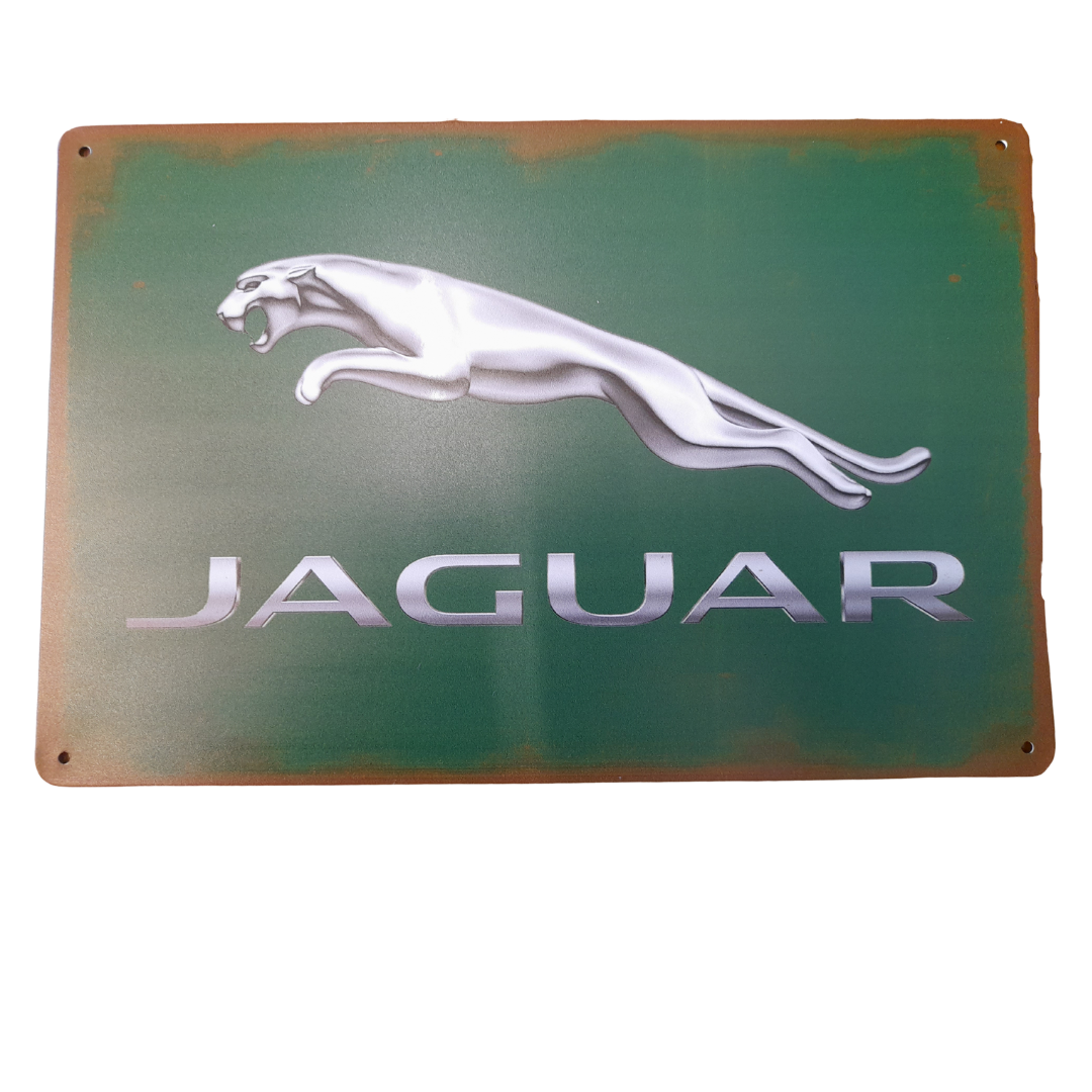 Jaguar Metal Sign